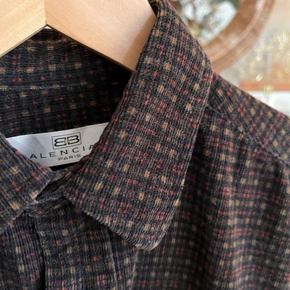 Men's Checkered Shirt - Brown - Picture 2 of 5